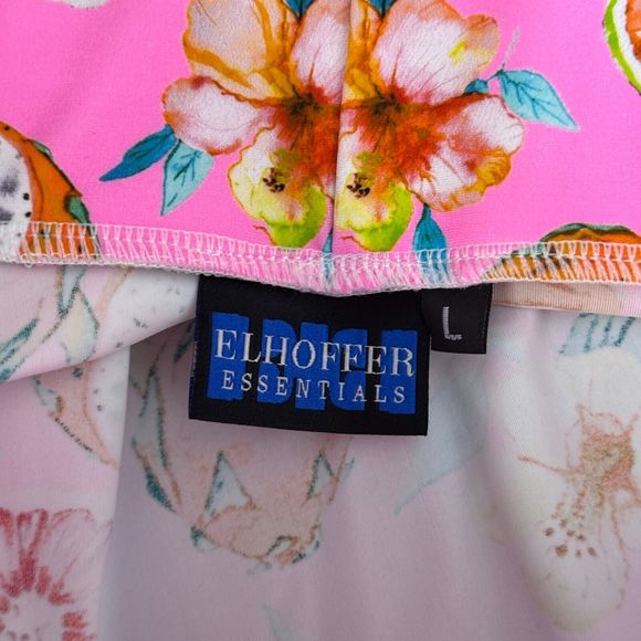 Elhoffer Essentials Skirt Women Large Katie Lynn Dragonfruit Queen Hi Low Pocket - Picture 3 of 11